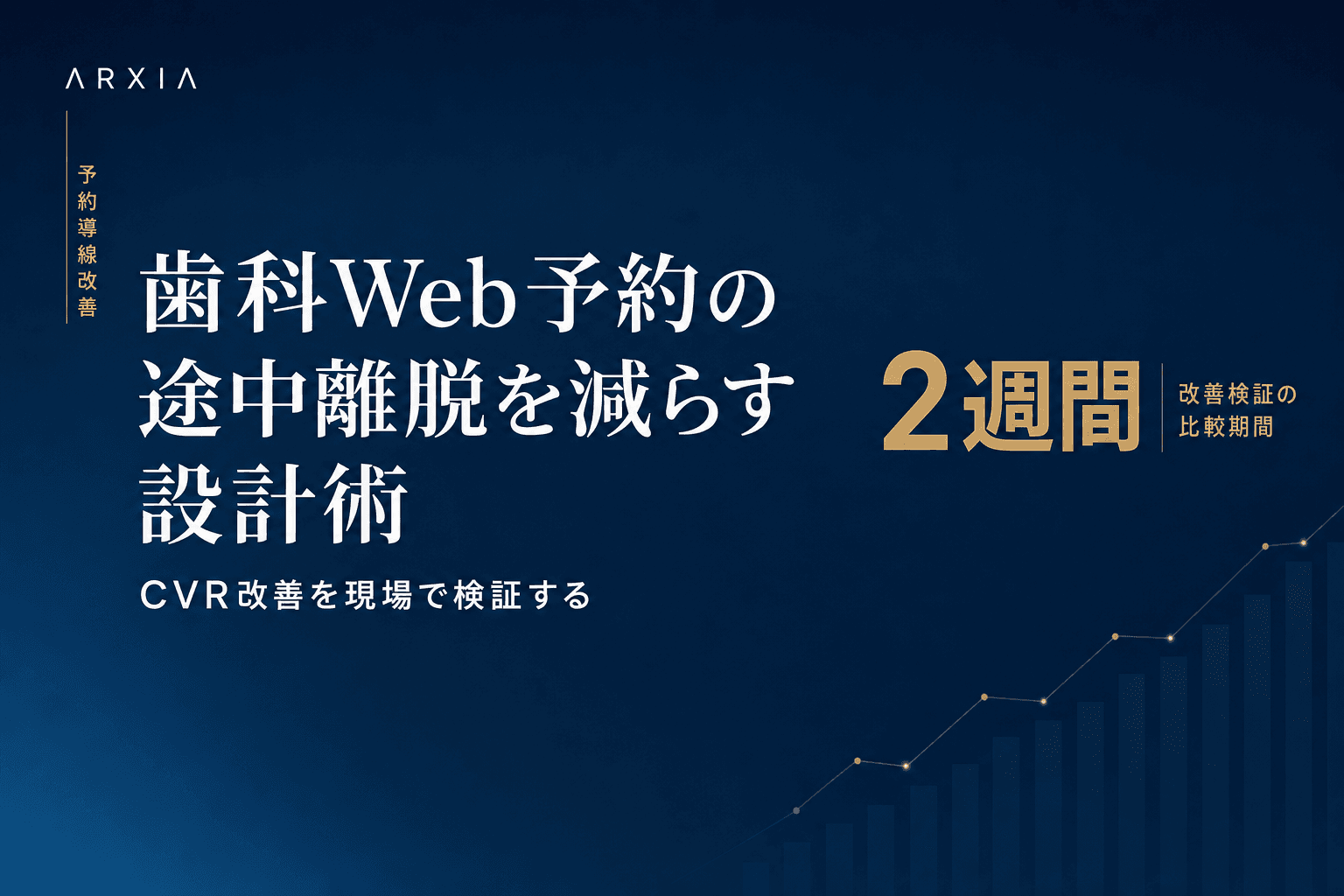予約導線改善|歯科Web予約の途中離脱を減らす設計術